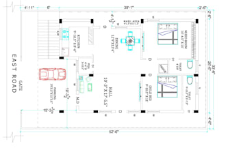 do autocad works, drawings, model vasthu plans, cost estimation and elevations