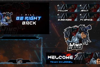 provide best twitch overlays, stream package animated