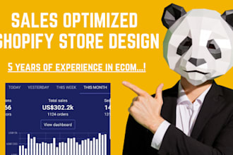 build a sales optimized shopify store, shopify developer