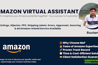 be your amazon virtual assistant amazon fba