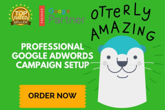 set up your google adwords campaign in english or german or japanese