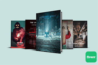design your professional book cover or e book cover