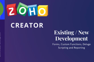 perform any task in zoho CRM, creator, books