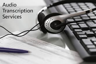 transcript english or hebrew audio to text
