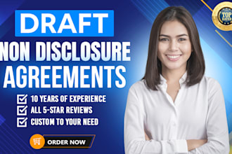 draft non disclosure agreement nda or non compete agreement