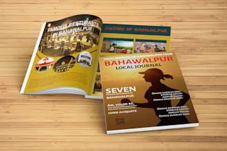 do digital, print magazine, book interior and cover designing