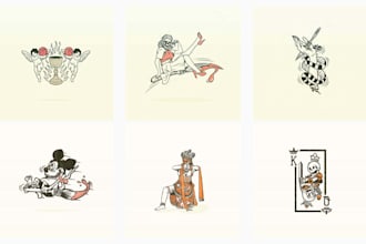 create hand drawn illustration