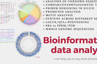 do advanced bioinformatics, rnaseq, genomics, transcriptomics, expression etc