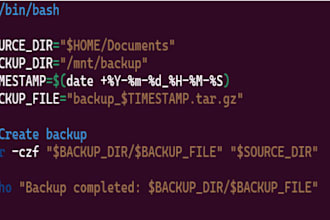 write bash shell script within 24 hours