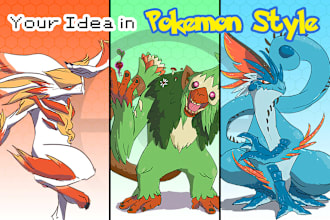 draw your  fakemon or pokemon