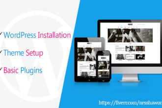install wordpress theme and setup like demo
