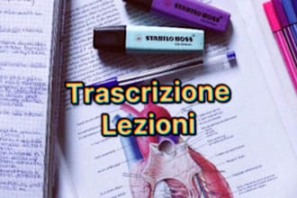trascrivere e sbobinare le tue lezioni