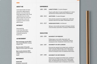 deliver 50 premium ms word resume template