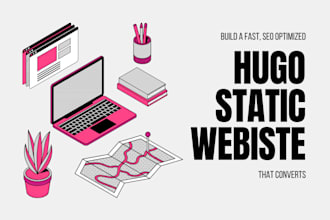 build a fast, SEO optimized static website with hugo or astro