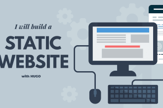 build a professional and responsive static website with hugo