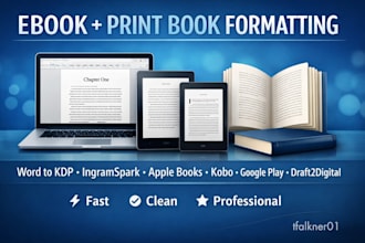 convert your finished manuscript into ebook files
