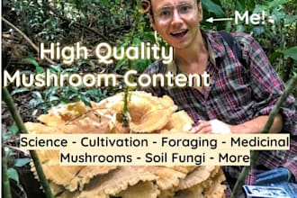 write high quality mushroom content