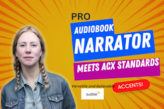 narrate your audiobook to acx audible standards female voice