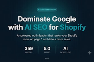 dominate google with ai seo for your shopify store or website
