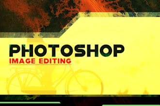 create banner, poster or anything using photoshop and edits