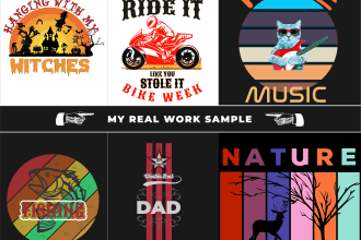 create an awesome  t shirt design for you