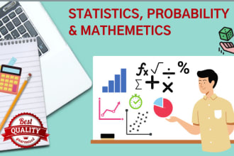 assist you in solving statistic,mathematics calculus problems