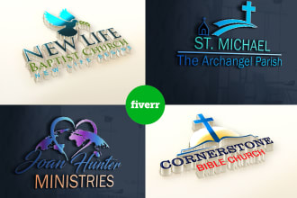 design a professional modern church logo in 12hrs