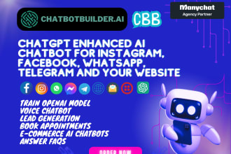 create ai voice and text chatbot for your all business