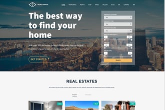 create real estate investor website