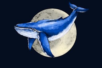 create beautiful and magical illustrations for you