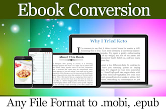 convert you files to epub and mobi