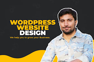 design and develop a wordpress website