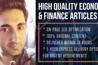 write SEO optimised article on finance and stock market