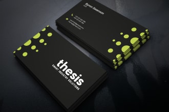 design professional minimal elegant and luxury business card