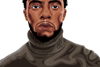 draw cartoon of your self portrait