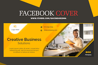 create a facebook cover banner design