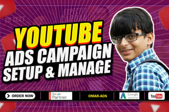 setup and manage youtube ads campaign via google adwords, video ad campaigns