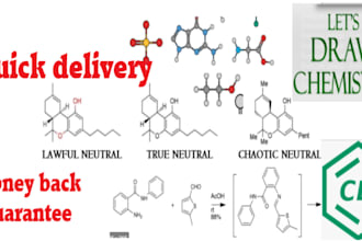 draw chemical structures, reactions, mechanism and scheme