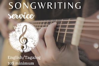 be writing an emotional song for you