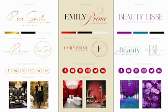 design luxury calligraphy signature logo