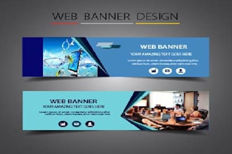 design stylish web banner, header, slider, and fb cover