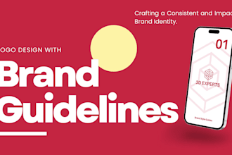 do simple logo with corporate identity and brand style guides
