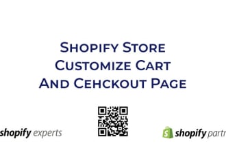 do shopify custom checkout and cart page
