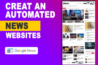 create fully automated news website for passive income