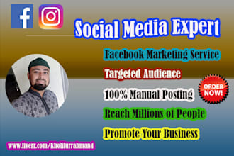do facebook marketing for any company in only USA