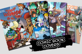 do comic cover arts for your stories