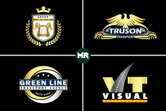 create unique transport, logistics, trucking logo