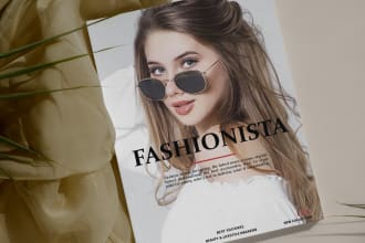 do any kind of professional magazine cover design