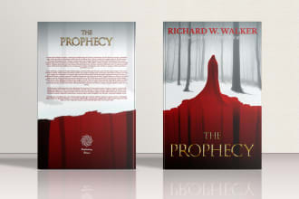 design your fiction book cover and ebook cover for fantasy, mystery, horror book