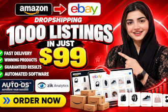 do aliexpress walmart or amazon to ebay dropshipping listings